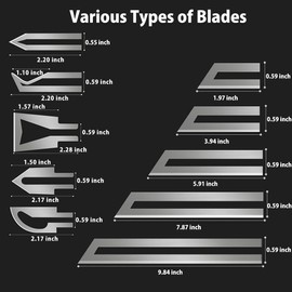 YUHSYWL Foam Cutter Electric Hot Knife, Foam Cutting Tool Kit,300W Styrofoam Cutting Tool Kit for Cutting Foam Board Insulation, EPP, EPS, XPS, EVA, EPE, PU, KT Board, Sponge, Nylon (10-in-1 Kit)