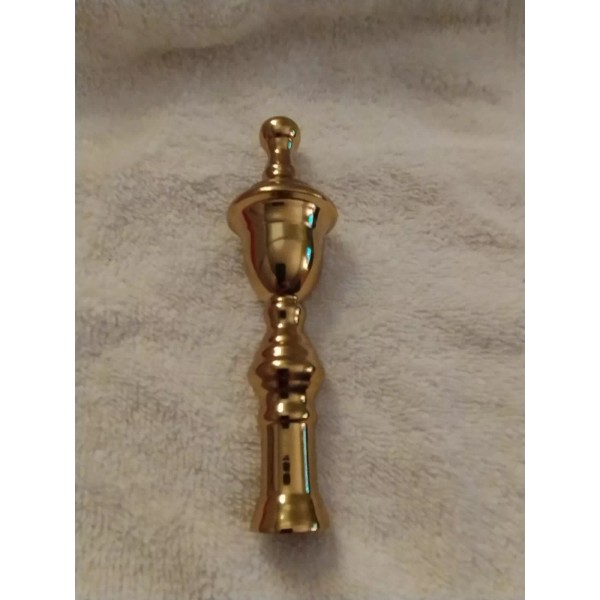 Unbranded SOLID BRASS FINIAL 5 1/3" For LAMP or LIGHT