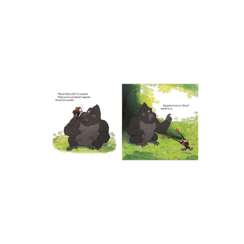  Grumpy Monkey Spring Fever: Includes Fun Stickers!