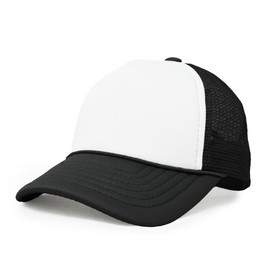 DALIX - Gorra de camión para niños y niñas, Negro-blanco, XXXS