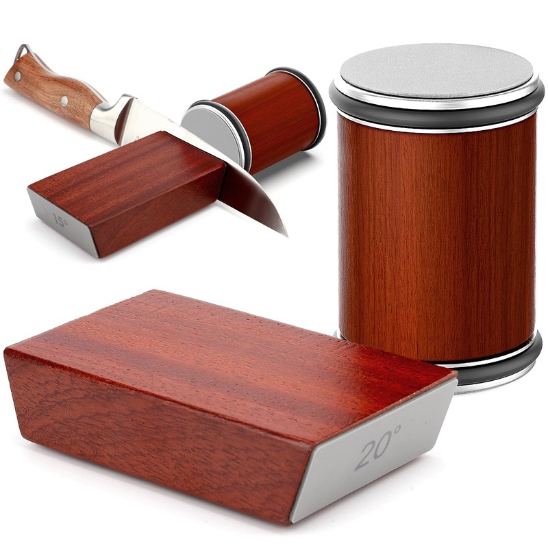 Rolling Knife Sharpener for Razor Sharp Edges, Easy Kitchen Knife