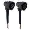 Pair of 6/7 Pin Repair Plug Connectors - for Rear