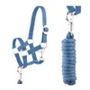 Halter Lead Rope Set with Snap Hook Adjustable Horse Halter