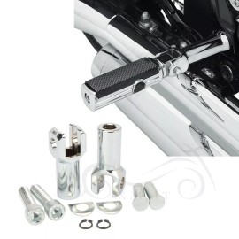 Unbranded Chrome Rear Foot Peg Mount Kit For Harley Heritage Softail Classic Deluxe Deuce