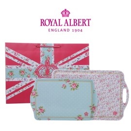 Royal Albert New Imperial Rose Party Tray Set / 로얄알버트 뉴황실장미 파티 트레이 세트