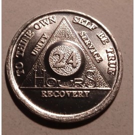 AA Desire Chip Alcoholics Anonymous Aluminum Welcome Coin Token Medallion