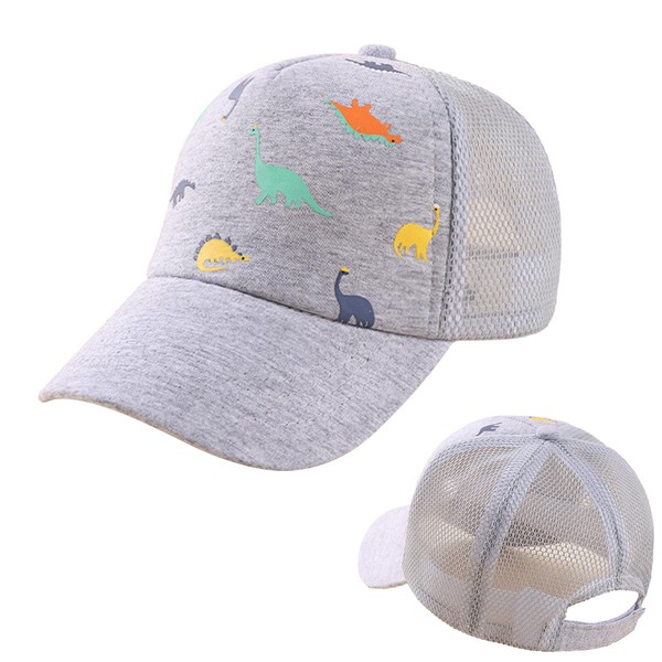Toddler Baseball Hat,Breathable Dinosaur Baby Outdoor Beach Sun Cap,Adjustable Fit