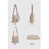 Ulisty Women Cotton Crochet String Bag Handwoven Summer Beach Tote