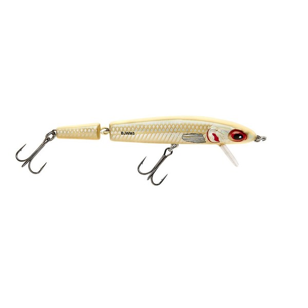 Bomber Lures Jointed Wake Minnow Fishing Lure, Produces a Fish-Enticing