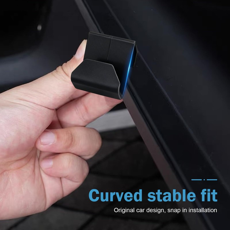 Hugwits 4 PCS Car Co-Pilot Glovebox Hooks, Hanger Storage Organizer