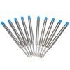 10 x Blue Ink Pen Refills for Parker Ballpoint Pens,