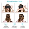 Viedouce Sleep Mask Silk Eye Mask Pack of 2, 100%