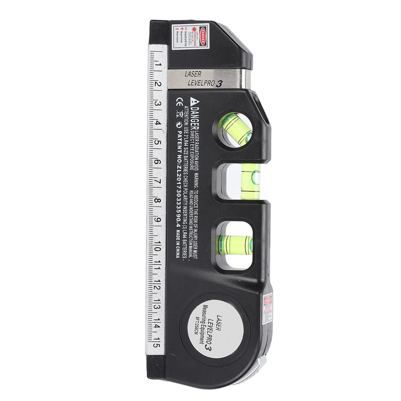 Multipurpose Laser Leveller Infrared Spirit Level Tape Measure Tool for