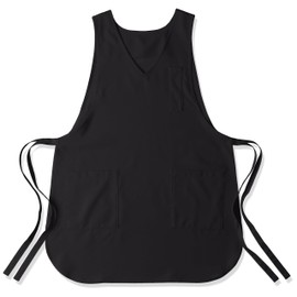 Albe T6880 Women's Work Clothes for Food and Service, Black