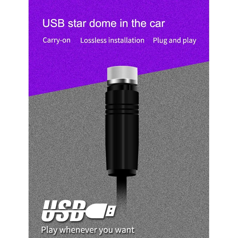 Tiardey Star Night Light Projector,USB Adjustable Romantic Projector Night Light