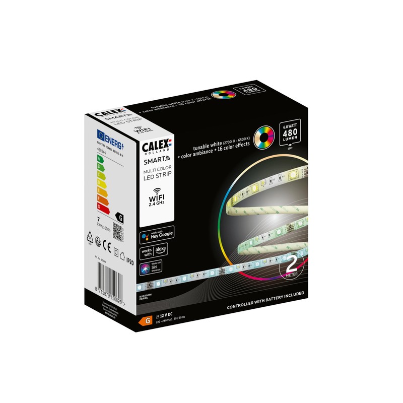 Calex Smart LED Strip, Strip 2 m with App and
