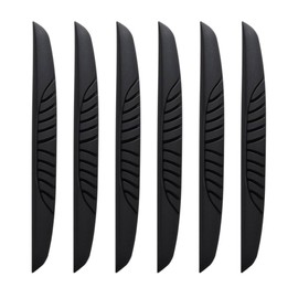6 Pezzi Paracolpi Auto, Protezione Portiere, Proteggi Sportello, Bordo Protector per Specchietto Retrovisore, Dispositivi di Protezione per Bordi Della Portiera dell’auto, per Porte Auto, Garage, Nero