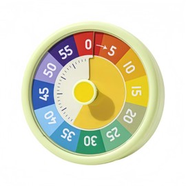 Visual Timer for Kids, 60-Minute Countdown Timer for Classroom Office Kitchen, Pomodoro Timer, Kitchen timers for Cooking, Time Management with Silent(Green)