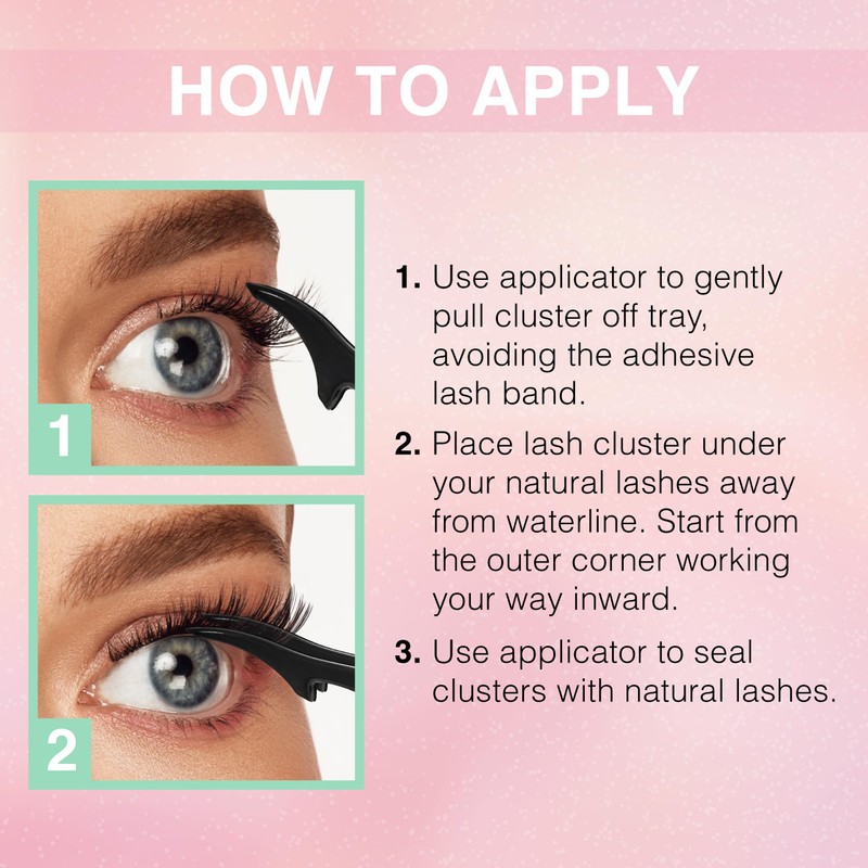 Ardell Press On Lashes Pre-Mapped DIY Lash Clusters - Wispies