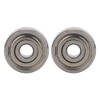 2pcs Knitting Machine Metal Machine Head Pulley Roller for Silver