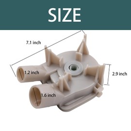 3363394 Washing Machine Pump Replacement for Whirlpool Kenmore Maytag Washing Machine AP2907492 WP3363394 3352293 3352292 3352492 10.26812690 110.28522701