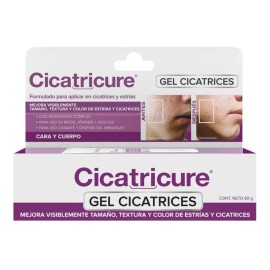Gel Cicatricure Cicatrices y Estrías Mejora Textura y Color 60g
