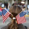 50 PCS Small American Flags on Stick, 4 x 6