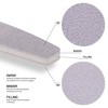 MANI KING 100 Pcs Professional Half Moon Grey 100/180 Standard
