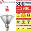 Explux 300 Watt Equivalent PAR38 LED Flood Light Bulbs, Ultra