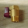 txuzong Shut-off Valve 1/2 Inch Pack of 2 Brass Ball