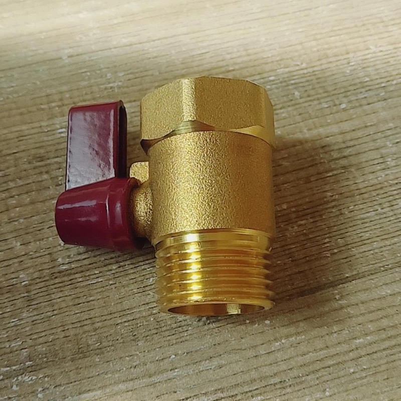 txuzong Shut-off Valve 1/2 Inch Pack of 2 Brass Ball