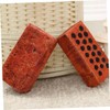 SAFIGLE 2pcs Mini Blocks Airplane Pillow Toys for Travel Red