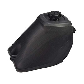 AlveyTech Black Plastic Fuel Tank with Petcock Valve for 90cc to 150cc ATVs
