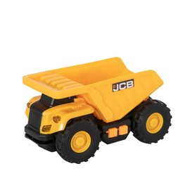 HTI Teamsterz JCB Small Light & Sound Dump Truck - Toy Dump Truck with Light and Sound Function, Manual Tipper, Suitable for Indoor and Outdoor Play