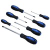 7pc Screwdrivers Set Flat Headed + Phillips with Cushioned Grip