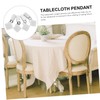 CIYODO 4pcs Tablecloth Weights Windproof Clips for Picnic Fitted Table