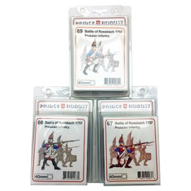 Prince August Battle of Rossbach Prussian Grenadier PA66, PA67 and PA69 Hobby Cast Rubber Moulds
