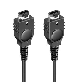 YONGDING Gameboy Advance Cable, Communication Cable, 2 GBA Link Cable, Supports GB Advance/GB Advance SP, 1.2M, Set of 2 (Black)