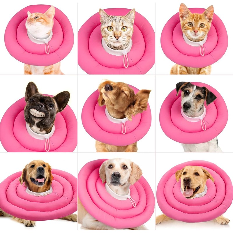IDOMIK Dog Recovery Collar, Waterproof Soft Dog Cone After Surgery,
