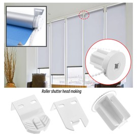 VGOL 2 Sets Roller Blind Clutch with Metal Bracket & Bead Chain Roller Shade Clutch for 38mm (1-1/2”) Inner Diameter Aluminum Tube Roller Shades White