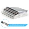 PATIKIL 14mm(9/16") Plastic Spiral Binding Coils, 50 Pcs Binding Spirals