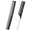 Professional Black Carbon Fiber Hair Cutting Comb，Fine Tooth Hair Barber