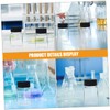CIYODO 24pcs Plastic Oil Sample Bottles with Black Sealing Caps