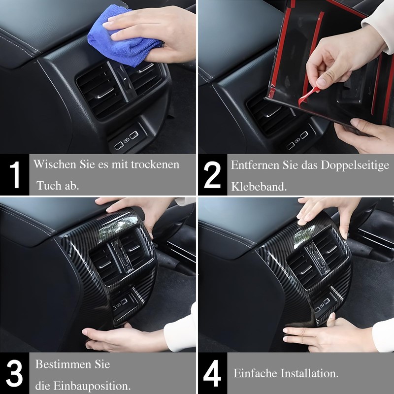 FUEISOF Centre Console Switch Control Panel Cover Frame for Kia