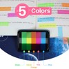 moinkerin 500 Pcs Sticky Notes Flags, 5 Color Index Tabs,