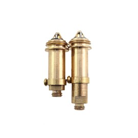 CXMTECH 2PCS Bath/Basin Sink Clicker Ejector Bolts Replacement Brass Poppet Drain Plug Closed Height 28mm Hardware Tub Stopper