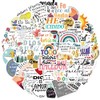 Pack of 50 Bible Verse Stickers for Laptop Guitar Computer