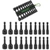 20-Piece Magnetic Nut Driver Set, Metric & SAE 1/4" Hex
