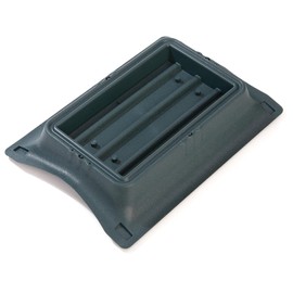 FloraCraft Plastic Floral Casket Saddle 2.5 Inch x 10.75 Inch x 15 Inch Green