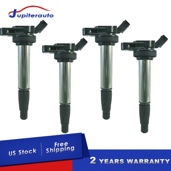 jupiterauto 4x Ignition Coils For 2008-2014 Scion XD 2010-2015 Toyota